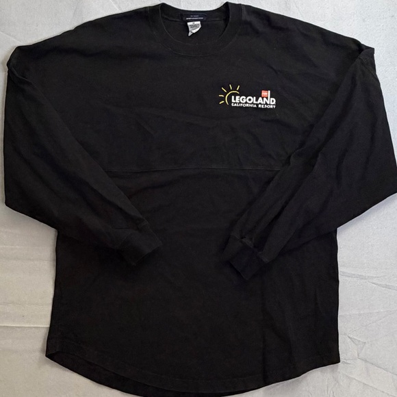 LEGOLAND  LONG SLEEVE SPIRIT JERSEY BLACK SHIRT LEGO SIZE MEDIUM - Picture 2 of 9
